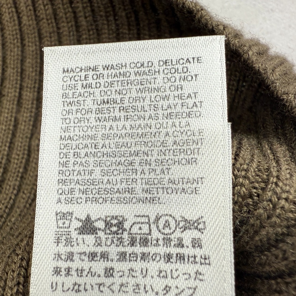 The North Face Womens M Wool Blend 1/4 Zip Sweater Brown Pink‎ Fair Isle Fitted - Picture 15 of 15